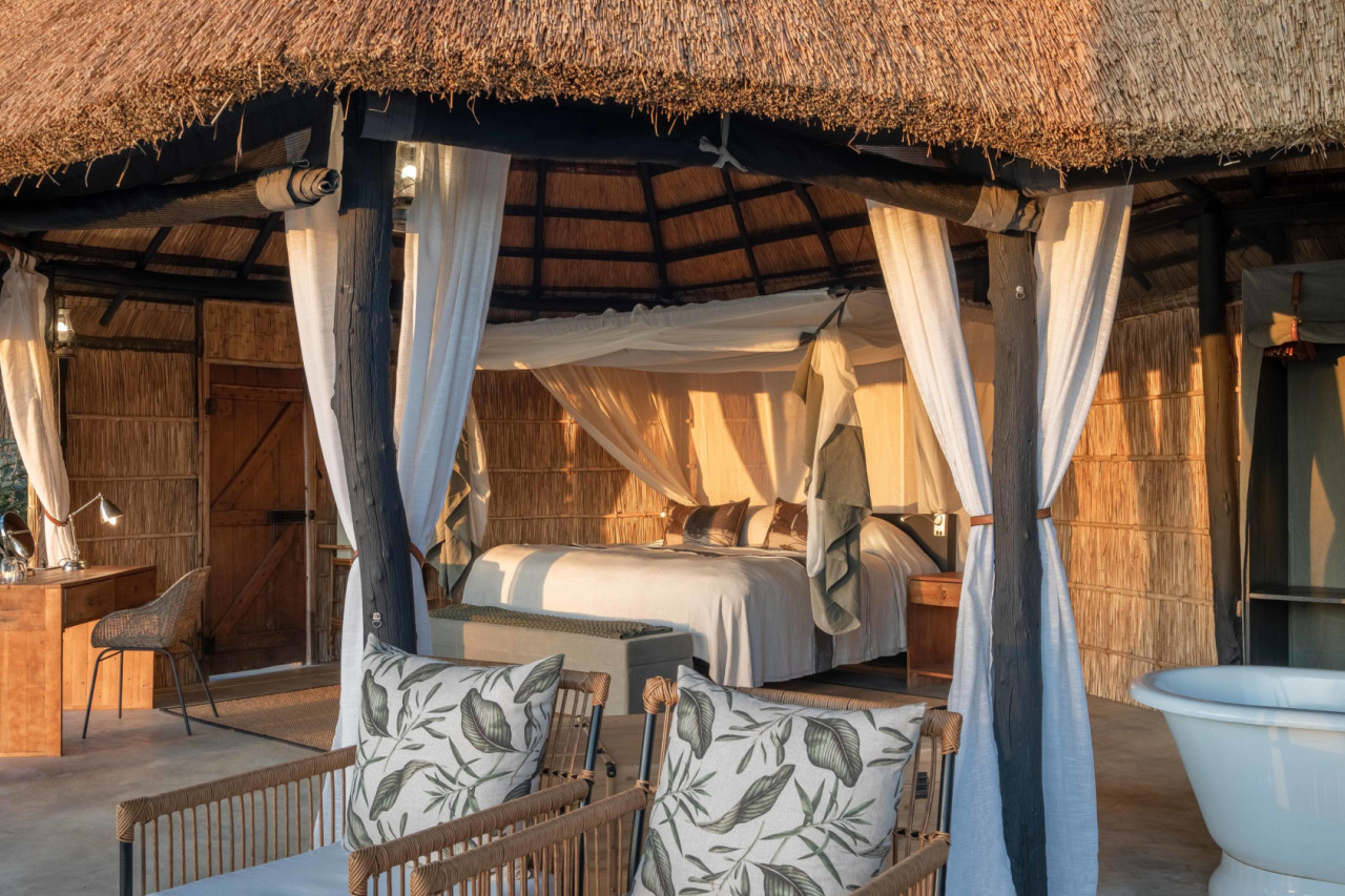 Safari-Zimmer strahlen pure, natürliche Eleganz aus