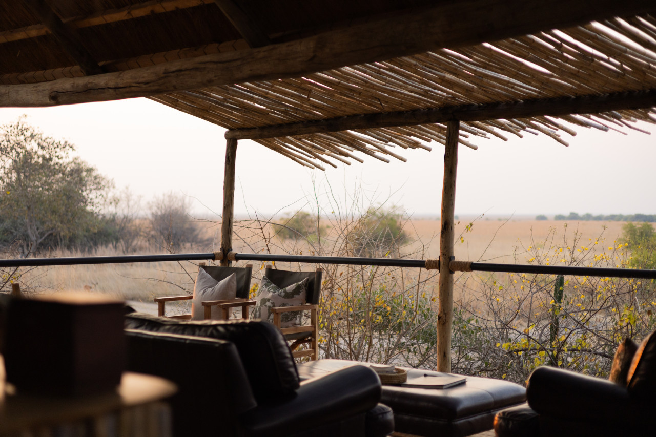 Austausch der Erlebnisse auf der Terrasse