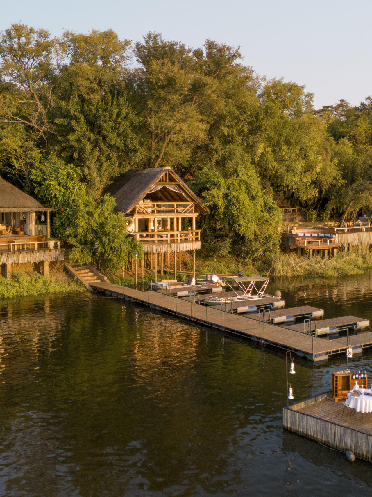Preisgekrönte Öko-Lodge am Ufer des Sambesi