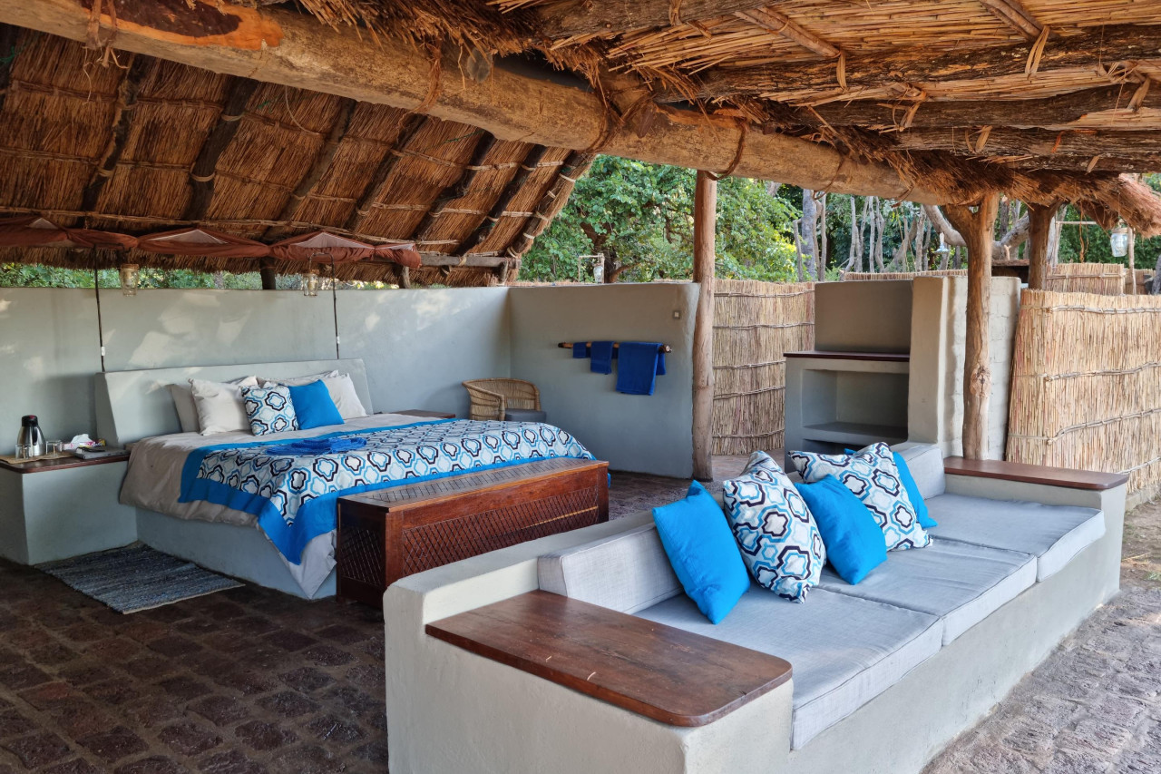 Private Veranda mit atemberaubenden Blick auf den Fluss