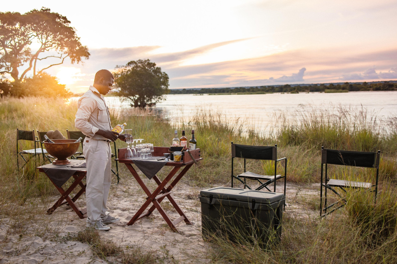 Herrliches Ambiente für einen leckeren Sundowner
