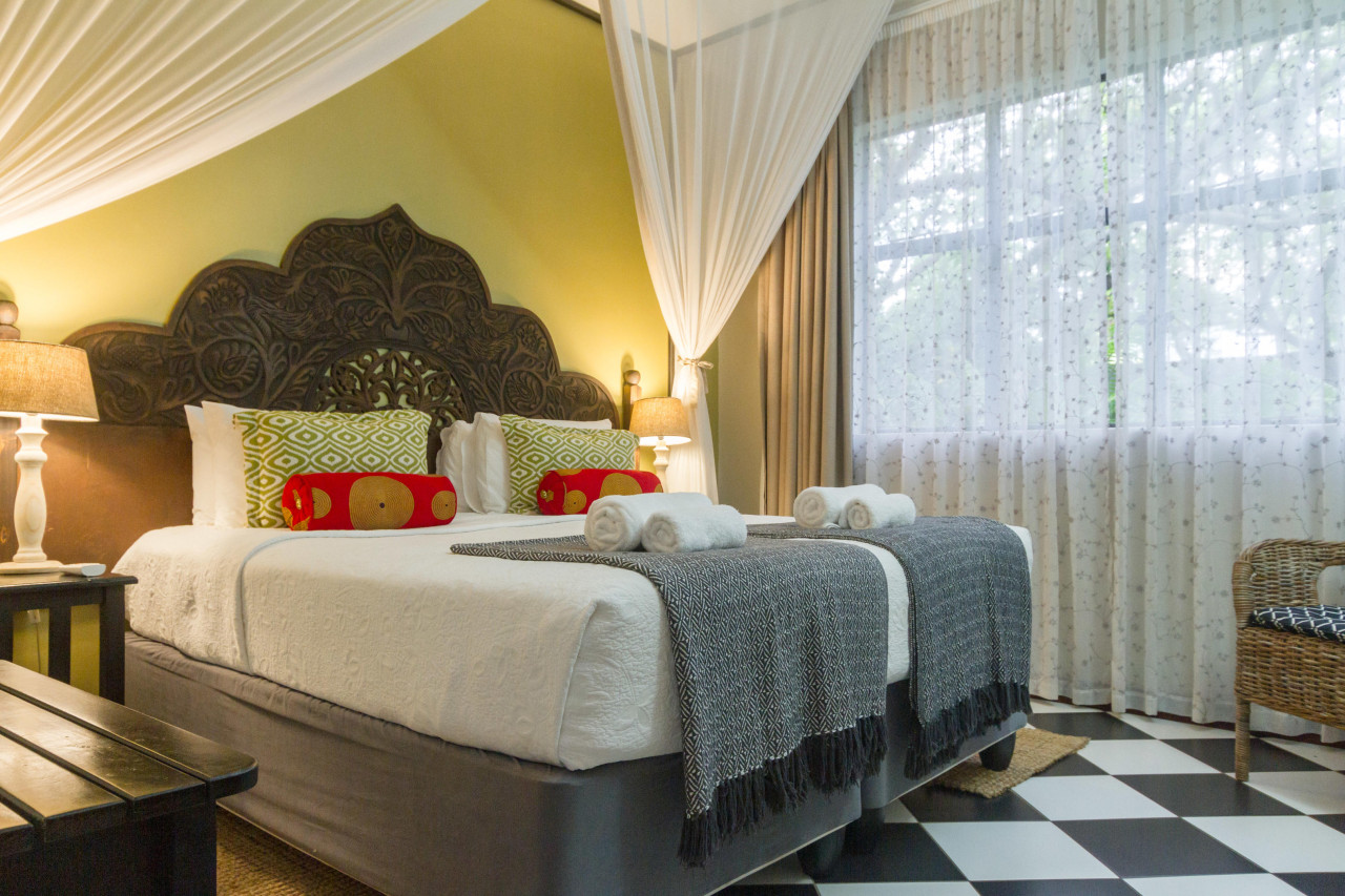 Gestaltung der Zimmer mit lokalen Kunsthandwerkern