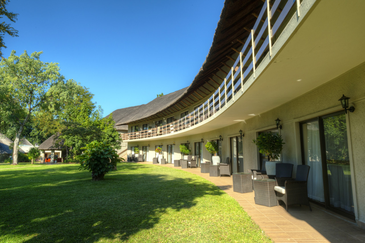 Die Lodge liegt in der Nähe von den Victoriafällen