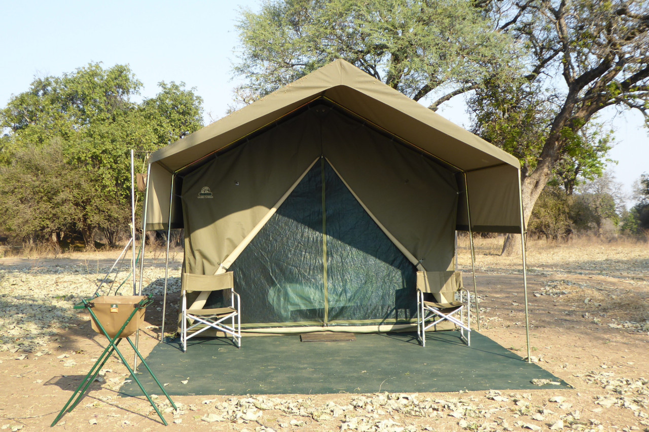 Authentisches Safari-Zelt mit privatem Badezimmer