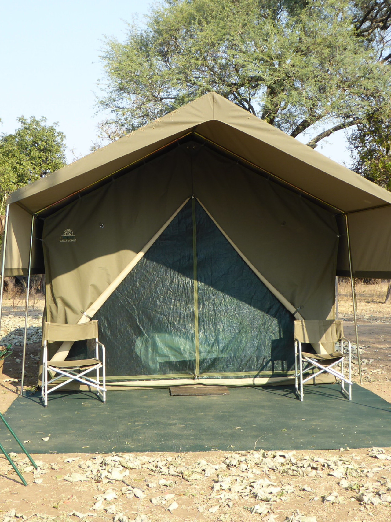 Authentisches Safari-Zelt mit privatem Badezimmer