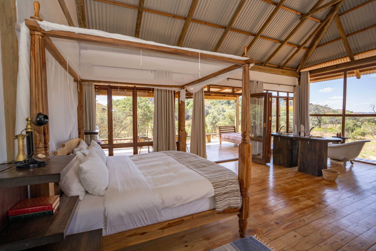 Vier geräumige und luxuriöse Schlafzimmer