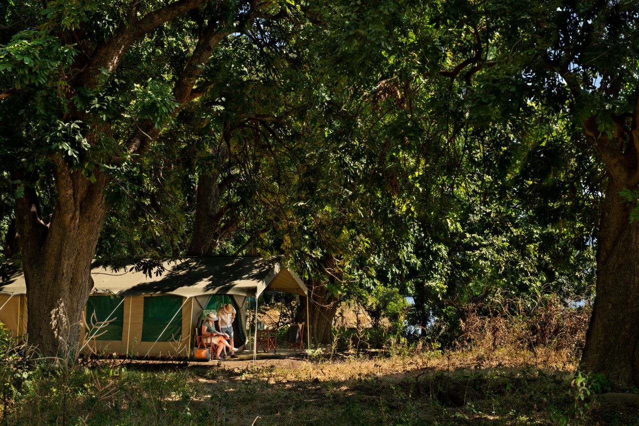Malerisches und komfortables Safari-Camp