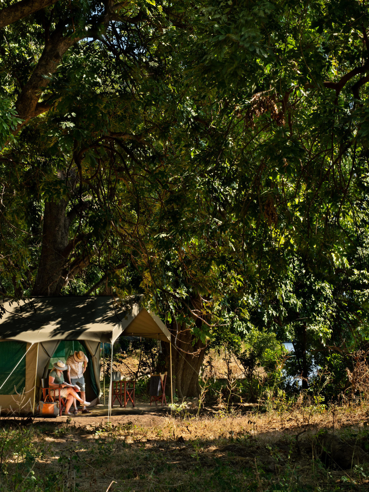 Malerisches und komfortables Safari-Camp