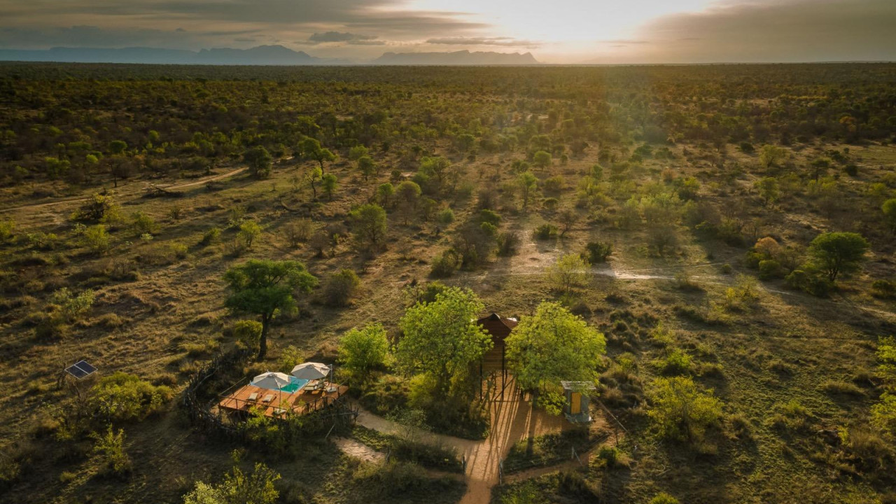 Intimes Refugium im Herzen des privaten Naturreservats Klaserie