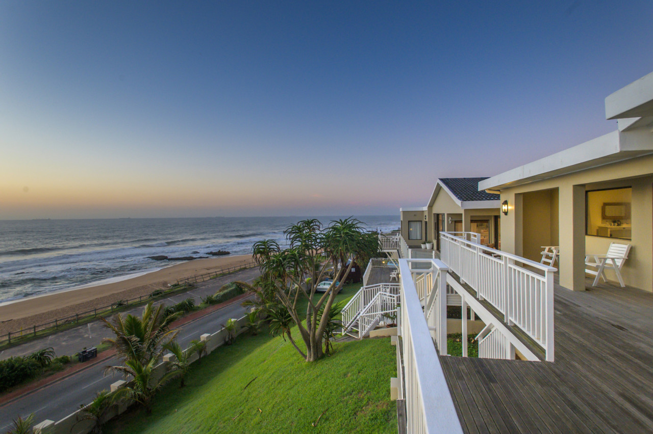 Blick auf den schönsten Bade- und Surfstrand